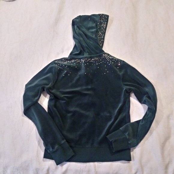 Womens Express Jacket Hoodie Rhinestone Detail sm - Picture 3 of 5